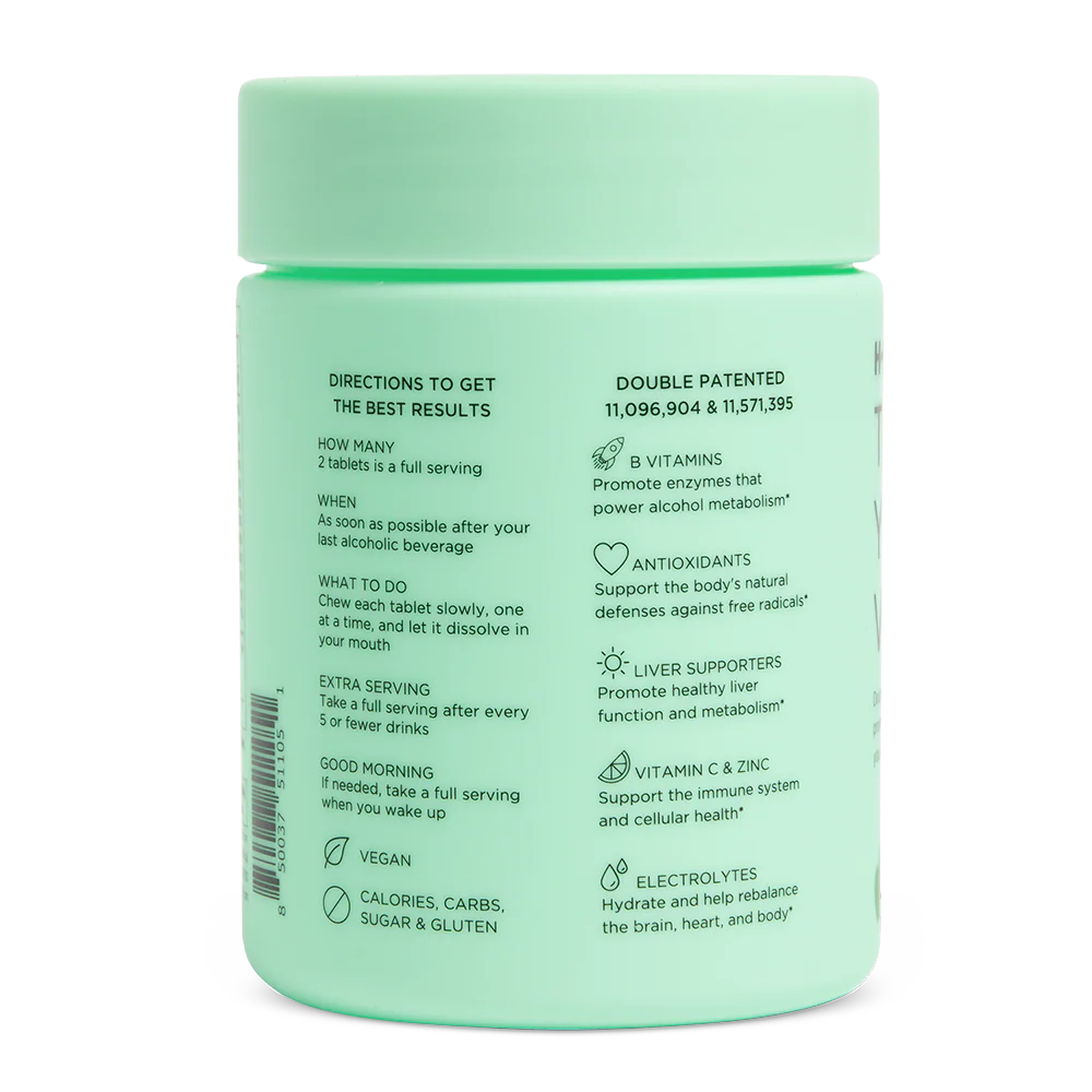 H-PROOF Bundle & Save, The Anytime You Drink Vitamin, 40 Chewable Tablets (20 Servings), Black Cherry & The Anytime You Need Energy Vitamin, 60 Chewable Tablets (30 Servings), Mixed Berry