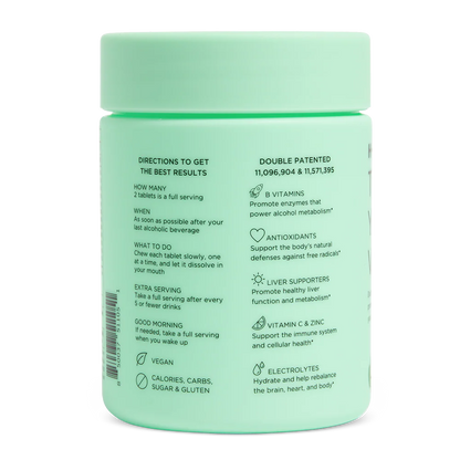 H-PROOF Bundle & Save, The Anytime You Drink Vitamin, 40 Chewable Tablets (20 Servings), Black Cherry & The Anytime You Need Energy Vitamin, 60 Chewable Tablets (30 Servings), Mixed Berry