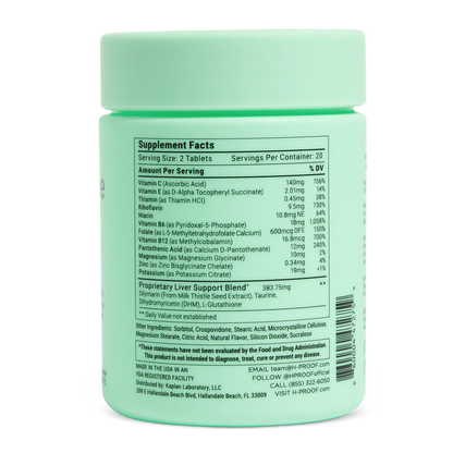 H-PROOF Bundle & Save, The Anytime You Drink Vitamin, 40 Chewable Tablets (20 Servings), Black Cherry & The Anytime You Need Energy Vitamin, 60 Chewable Tablets (30 Servings), Mixed Berry